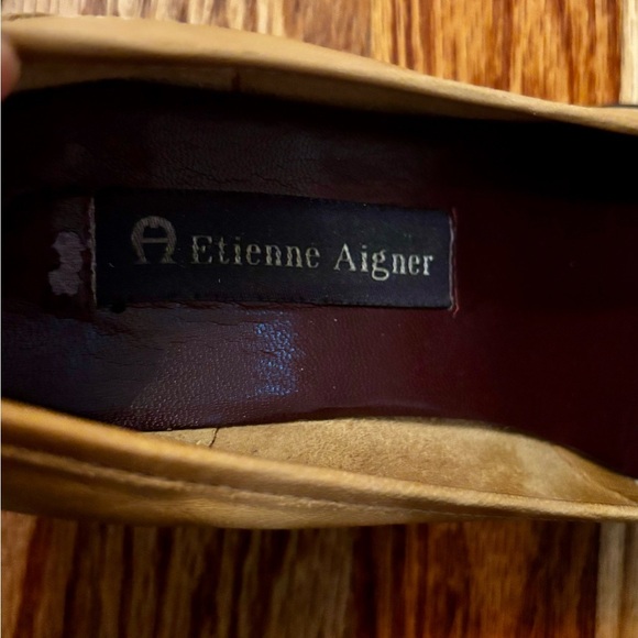 Etienne Aigner Shoes  - Tan leather - Size 7 - Picture 3 of 8